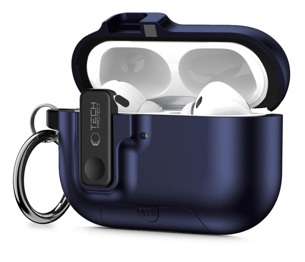 Tech-Protect Slim Hook Do Apple Airpods Pro 3 Navy Blue - 1367345 - zdjęcie